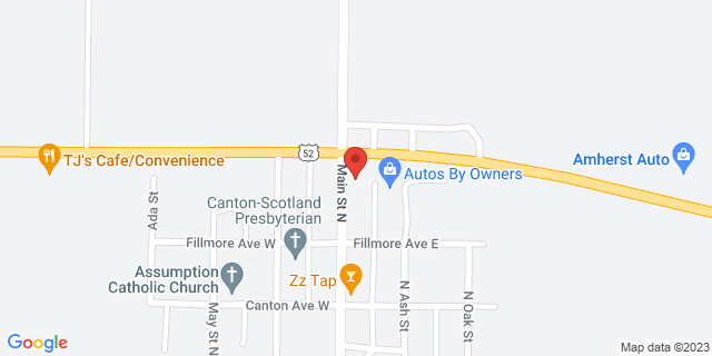 308 N Main St, Canton, Minnesota, MN, 55922-1021 Map