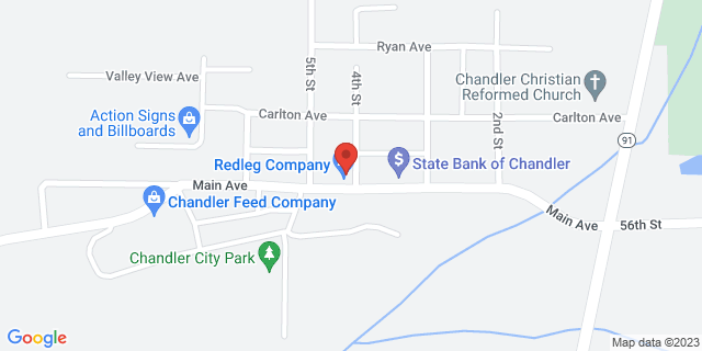 211 4Th St, Chandler, Minnesota, MN, 56122-1190 Map