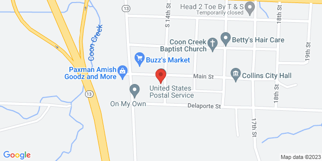 1312 Main St, Collins, Missouri, MO, 64738-9998 Map