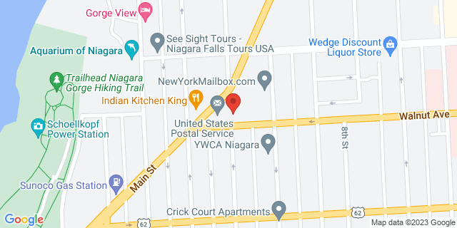 615 Main St Ste 1, Niagara Falls, New York, NY, 14301-9998 Map