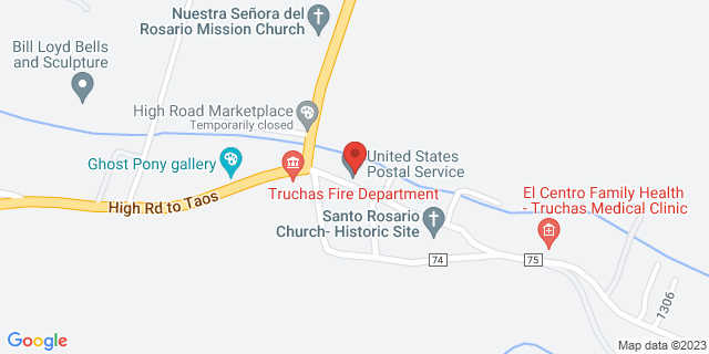 10 County Road 75, Truchas, New Mexico, NM, 87578-9998 Map