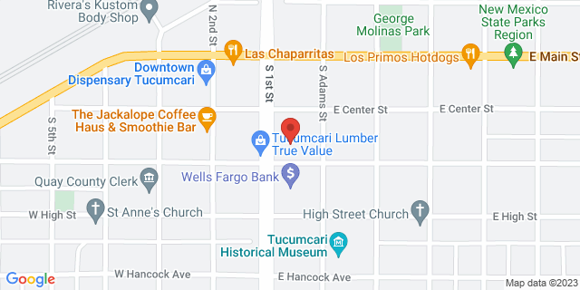 220 S 1St St, Tucumcari, New Mexico, NM, 88401-9998 Map