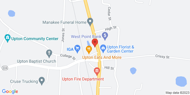 111 N Walnut St, Upton, Kentucky, KY, 42784-9998 Map