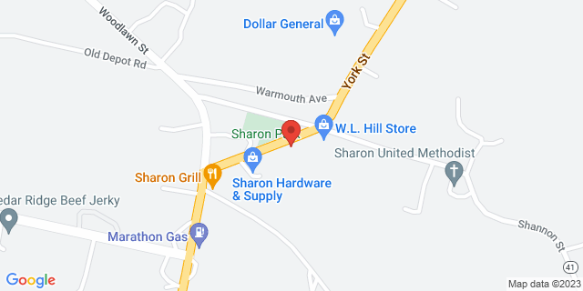 3311 N York St, Sharon, South Carolina, SC, 29742-8800 Map