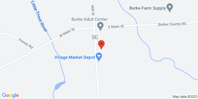 822 Depot St, Burke, New York, NY, 12917-9998 Map