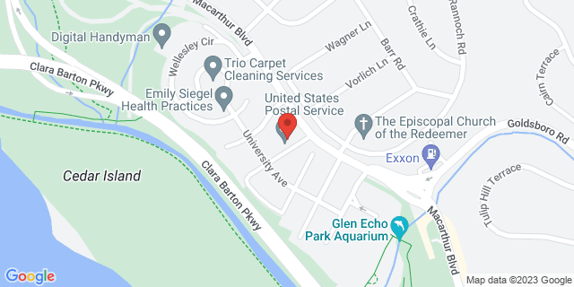 6106 Harvard Ave, Glen Echo, Maryland, MD, 20812-9998 Map