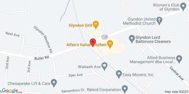 2 Railroad Ave, Glyndon, Maryland, MD, 21071-9998 Map