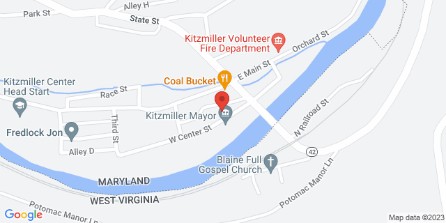 103 W Center St, Kitzmiller, Maryland, MD, 21538-9998 Map