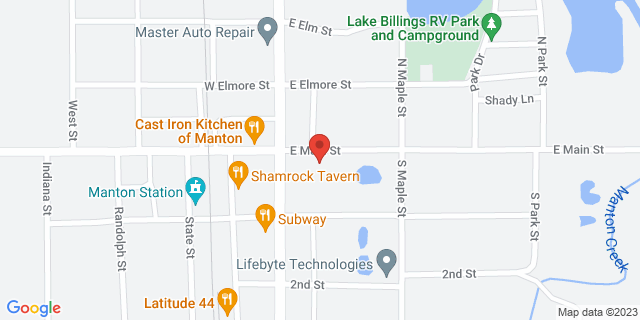 128 W Main St, Manton, Michigan, MI, 49663-9800 Map