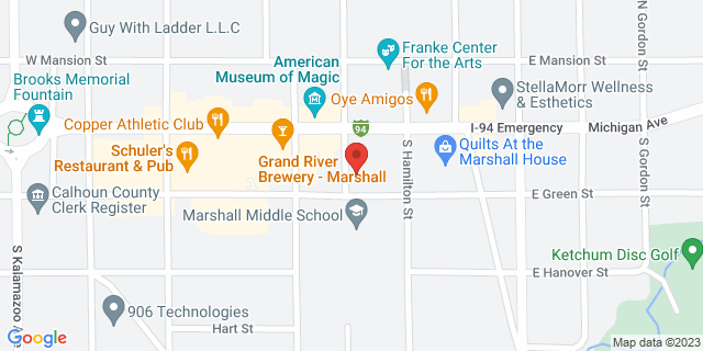 202 E Michigan Ave, Marshall, Michigan, MI, 49068-9998 Map