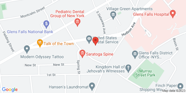 16 Hudson Ave, Glens Falls, New York, NY, 12801-9900 Map