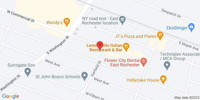 206 W Commercial St, East Rochester, New York, NY, 14445-9998 Map