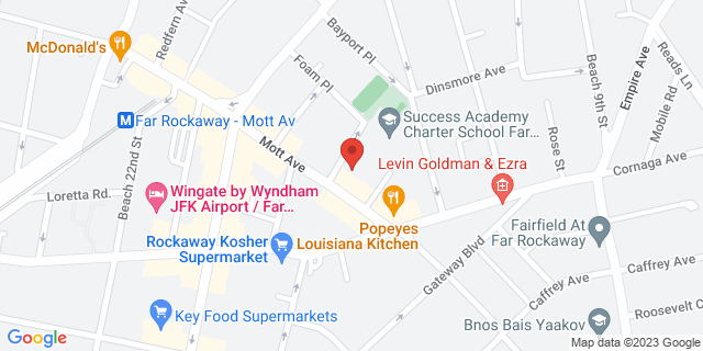 1836 Mott Ave, Far Rockaway, New York, NY, 11691-9998 Map