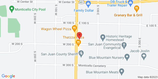 197 S Main St, Monticello, Utah, UT, 84535-8001 Map