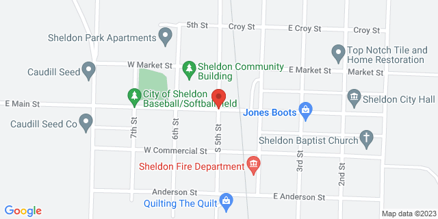 300 W Main St, Sheldon, Missouri, MO, 64784-9998 Map