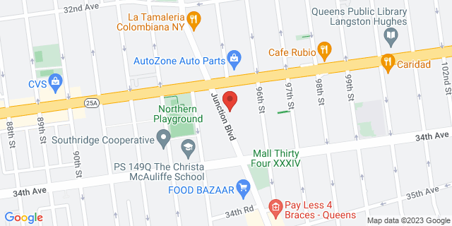 3323 Junction Blvd Ste 1, Jackson Heights, New York, NY, 11372-9993 Map