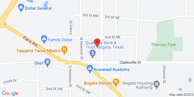 141 N Main St, Bogata, Texas, TX, 75417-9998 Map