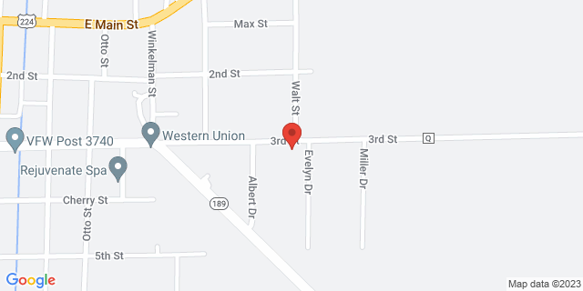 103 E 3Rd St, Ottoville, Ohio, OH, 45876-9998 Map