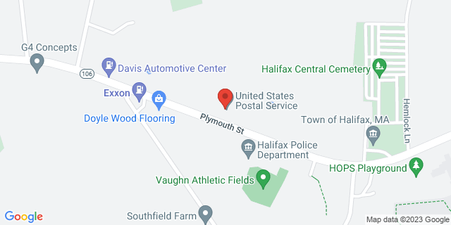 551 Plymouth St, Halifax, Massachusetts, MA, 02338-9998 Map