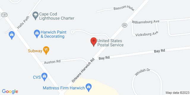 1484 Orleans Rd, Harwich, Massachusetts, MA, 02645-9998 Map