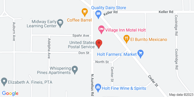 2190 Aurelius Rd, Holt, Michigan, MI, 48842-9998 Map