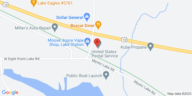 8959 Lake Station Ave, Lake, Michigan, MI, 48632-9330 Map