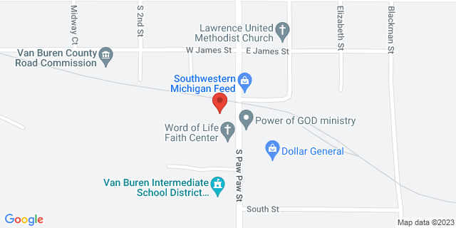 310 S Paw Paw St, Lawrence, Michigan, MI, 49064-9686 Map