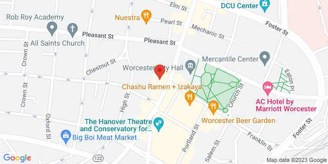 484 Main St, Worcester, Massachusetts, MA, 01608-1893 Map