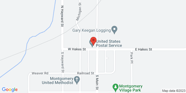 106 W Hakes St, Montgomery, Michigan, MI, 49255-9998 Map