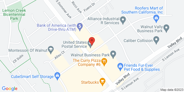 280 S Lemon Ave, Walnut, California, CA, 91788-9998 Map