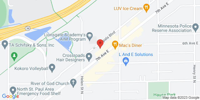 2523 7Th Ave E, Saint Paul, Minnesota, MN, 55109-9969 Map