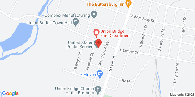 111 Penrose St, Union Bridge, Maryland, MD, 21791-9998 Map