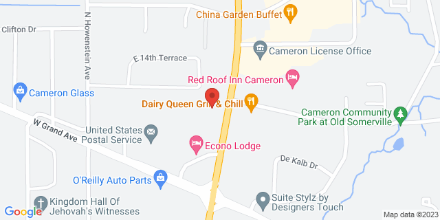 112 E Grand Ave, Cameron, Missouri, MO, 64429-9998 Map