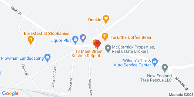 116 Main St, Upton, Massachusetts, MA, 01568-9998 Map