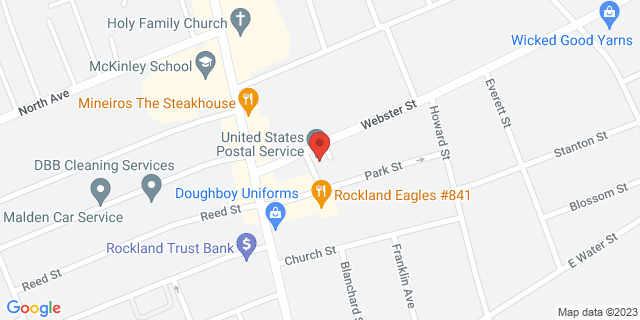 39 Webster St, Rockland, Massachusetts, MA, 02370-9998 Map