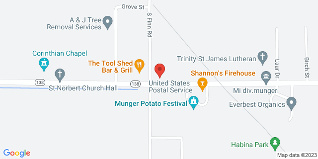 11 E Munger Rd, Munger, Michigan, MI, 48747-9800 Map