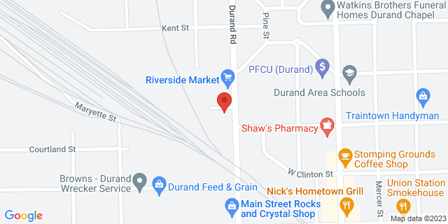 211 N Oak St, Durand, Michigan, MI, 48429-9998 Map