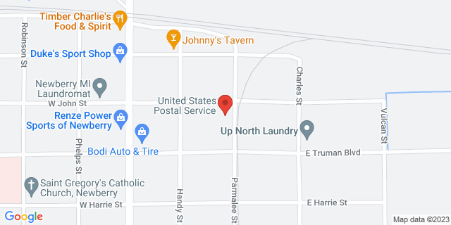 216 E John St, Newberry, Michigan, MI, 49868-9998 Map