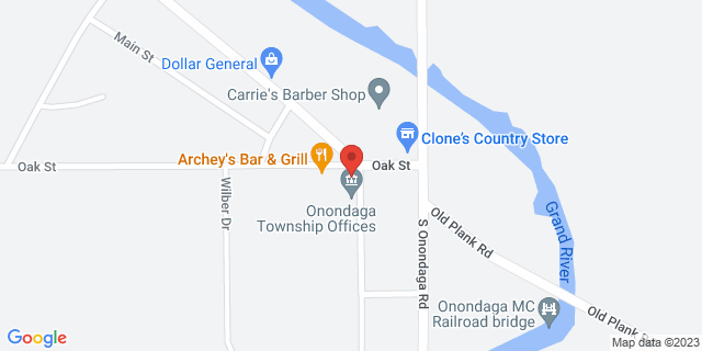 5555 Oak St, Onondaga, Michigan, MI, 49264-9998 Map