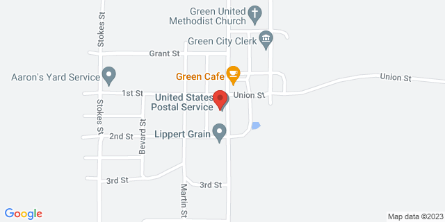 110 Dixon Ave, Green, Kansas, KS, 67447-9998 Map