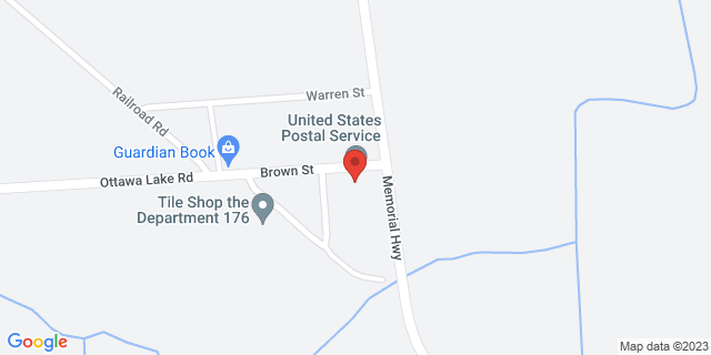 8425 Brown St, Ottawa Lake, Michigan, MI, 49267-9998 Map