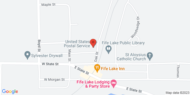 113 Oak St, Fife Lake, Michigan, MI, 49633-9800 Map