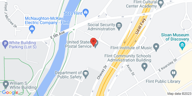 250 E Boulevard Dr, Flint, Michigan, MI, 48502-9998 Map