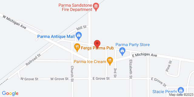 111 E Main St, Parma, Michigan, MI, 49269-9998 Map