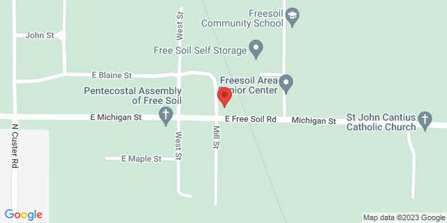 2650 E Michigan St, Free Soil, Michigan, MI, 49411-9681 Map