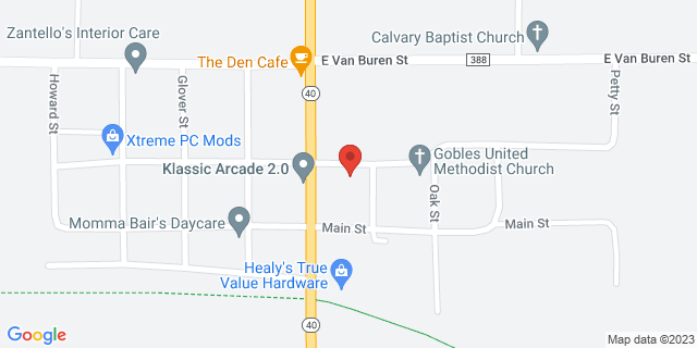 106 E Exchange St, Gobles, Michigan, MI, 49055-9800 Map