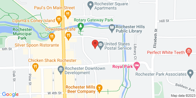 511 Olde Towne Rd, Rochester, Michigan, MI, 48308-9998 Map