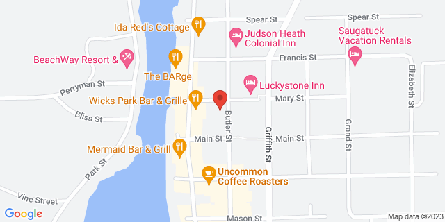 434 Butler St, Saugatuck, Michigan, MI, 49453-9498 Map