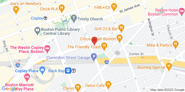 133 Clarendon St, Boston, Massachusetts, MA, 02116-9998 Map