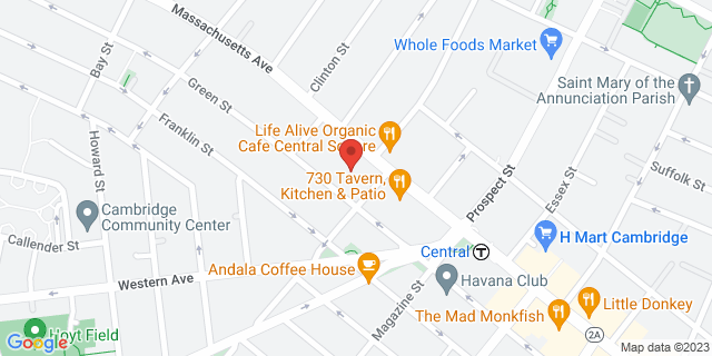 770 Massachusetts Ave, Cambridge, Massachusetts, MA, 02139-9998 Map